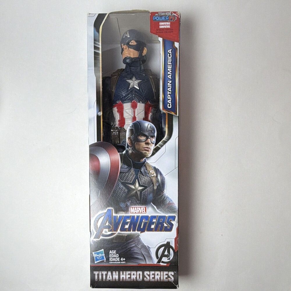 Hasbro Marvel Avengers Titan Hero Series Captain America Action Figure 4+